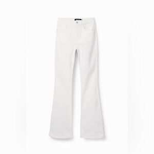 NWT Desigual- Luna Flare Jeans in White. Size EU 42 or US 14